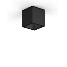 XAL SASSO 60 square Deckenanbaustrahler, schwarz, Aluminium, quadratisches Design, Downlight