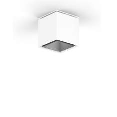 XAL SASSO 60 square Deckenanbaustrahler, weiß, Aluminium, quadratisches Design, Downlight