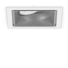XAL SASSO 100 square Einbauleuchte in Grau mit einem verstellbaren Reflektor