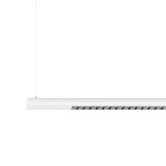 XAL SETA Pendelleuchte, lineares Decken- und Systemleuchtenprofil in Weiß, modernes Design mit Reflektor