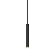 XAL TULA Pendelleuchte in Schwarz – schlankes Aluminiumdesign mit COB LED und Linsenoptik.