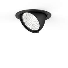 XAL Twist 100 Doppel Einbaustrahler schwarz – moderne LED Deckenleuchte.