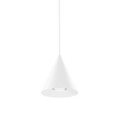 Pendelleuchte XAL wästberg w201 in mittlerer weißer Kegelform, dekorative Aluminium-Pendelleuchte mit Hot-Plug-Schutz