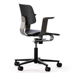 WiChair Drehstuhl von Wilkhahn in Schwarz