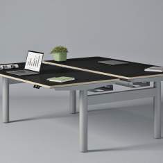 Steelcase Possilio Bench in einer Arbeitsumgebung für Teamarbeit