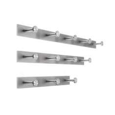 Wandgarderobe 1606K von Esit in Chrom-Nickel-Stahl Kleiderhaken