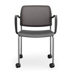 Profim Bit Konferenzstuhl mit Netzrücken und Rollen – atmungsaktiver, ergonomischer Stuhl für dynamische Büroumgebungen
