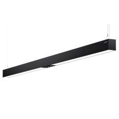 Waldmann LAVIGO.meet Pendelleuchte in Schwarz – nachhaltige LED-Leuchte mit Sensorik für Raumklima und offener Bluetooth- und DALI-Konnektivität