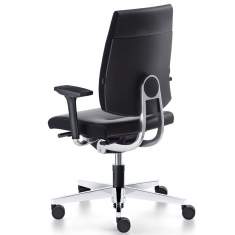 Sedus Bürostuhl Leder schwarz Bürodrehstuhl Sedus, black dot Bürodrehstuhl