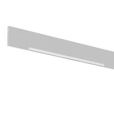 Hellgraue Sivera 25 acoustic Baffle-Leuchte von XAL mit integriertem linearem Lichteinsatz
