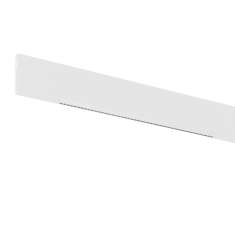 Weiße Sivera 25 acoustic Baffle-Leuchte von XAL mit präziser, symmetrischer Lichtverteilung