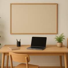 Magnetisches Whiteboard mit Stahlemail-Oberfläche für Arbeitsbereiche von o+c system adeco