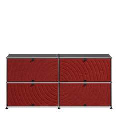 Modulares USM Haller Sideboard mit schallabsorbierenden Paneelen