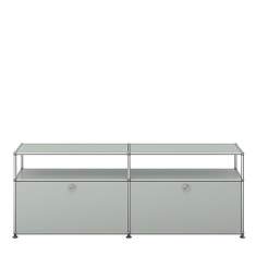 Modulares USM Haller Lowboard hoch mit Klapptüre und Stauraum