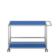 Mobiler Servierwagen aus dem USM Haller Möbelbausystem