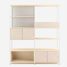 Modulares Regalsystem Nowy Styl Aplo für flexible Büroeinrichtungen