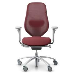 Bürodrehstuhl RH Mereo Mesh Silbergrau von Flokk für ergonomisches Sitzen am Arbeitsplatz
