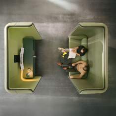 Sedus se:hive bench modulare Raumlösung zur visuellen Abschirmung und Teamarbeit im Open Space