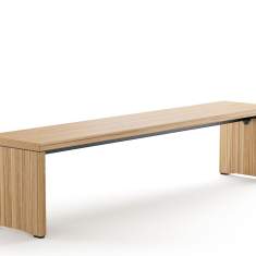 Sedus se:café team table bench Holzbank mit klarer Formensprache für moderne Arbeitsumgebungen
