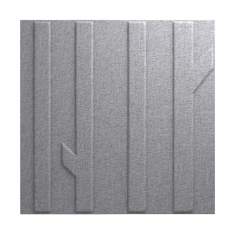 Akustikpanel Skandiform Deep Forest mit vertikaler Struktur und geprägtem Baumrelief für moderne Raumakustik