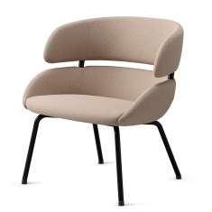Polstersessel Skandiform Fendo Lounge mit komfortabler Sitzschale und modernem Vierfußgestell