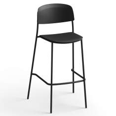 Barhocker Brunner nate s mit Rückenlehne und umlaufender Fußstütze
