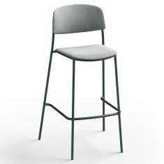 Barhocker Brunner nate s mit Kunststoffsitz und Vierbeingestell