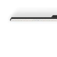Deckenleuchte XAL Enviva linear mit Linseneinsatz und schlankem Aluminiumprofil