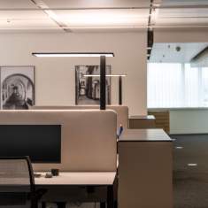 Lista Office LO Simply Services AG Büroarbeitsplätze mit Schreibtischen und Raumgliederung im Open Space
