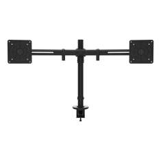 Monitorarm Dataflex Viewgo Schreibtisch 143 mit schwarzen Halterungen für parallele Bildschirmanordnung