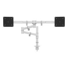Monitorarm-System Dataflex Viewgo Schreibtisch 130 mit horizontalem Träger für parallele Zwei-Monitor-Anordnung