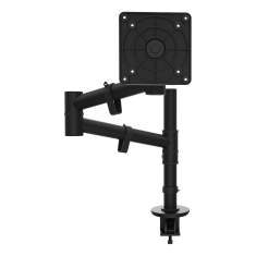 Monitorhalter Dataflex Viewgo Schreibtisch 123 mit Säulenbefestigung und schwarzer Aufnahme für einen Bildschirm