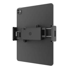 Tablet-Halter Dataflex Addit Option 053 mit schwarzer Aufnahme und VESA-Befestigung für die Integration eines Tablets