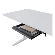 Untertisch-Schublade Dataflex Addit S 633 mit ausziehbarem Fach für Laptop und Zubehör