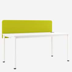 Schreibtisch Nowy Styl E10 mit Trennwand in moderner Farbvariante
