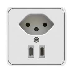 MAX HAURI FURNIPOWER Steckdose mit integrierten USB-C Anschlüssen