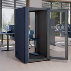 Palmberg SILENCIO Telefonkabine im Open-Space-Büro für ungestörte Gespräche