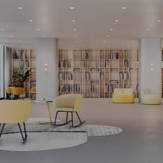 Nowy Styl Naudu Sessel im Lounge-Bereich mit entspannter Sitzlandschaft