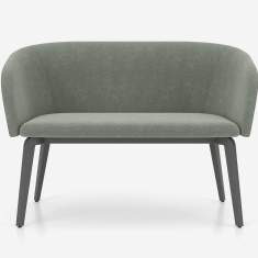 Naudu Sofa von Nowy Styl Frontansicht mit weicher Polsterung