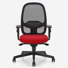 Drehstuhl SOHOS by Nowy Styl Eggy mit Netzrücken und gepolsterter Sitzfläche für ergonomisches Sitzen