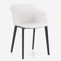 Schalenstuhl SOHOS by Nowy Styl Inta mit umlaufender Rückenlehne für unterstützende Sitzhaltung