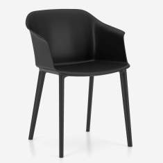 Outdoor-geeigneter Stuhl SOHOS by Nowy Styl Inta mit robuster Sitzschale und Vierbeingestell
