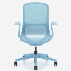 Bürodrehstuhl SOHOS by Nowy Styl Airi mit Full-Mesh-Sitz und Rückenlehne für ergonomisches Arbeiten