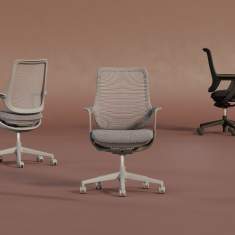 Drehstuhl SOHOS by Nowy Styl Ovia mit ergonomischem Sitz und Rollen für flexible Nutzung