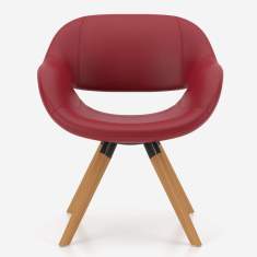 Sessel Kusch+Co Volpe mit umlaufender Armlehne und kompakter Sitzform