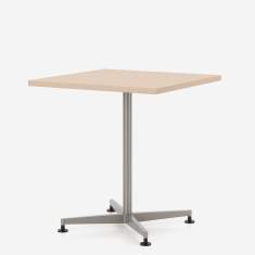 Kompakter Tisch Kusch+Co san_siro mit quadratischer Platte für flexible Nutzung