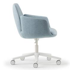 Lounge-Drehstuhl HAWORTH Poppy mit geschlossener Sitzschale und seitlicher Ansicht