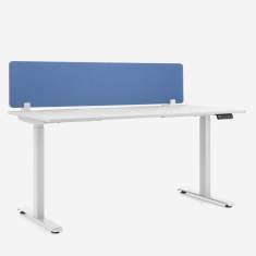 Schreibtisch SITAG SITAGeUP PRIME höhenverstellbarer Bürotisch mit montierter Trennwand