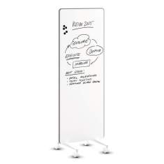 Mobiles Whiteboard Wilkhahn Confair Next Whiteboard mit schmalem Format auf Rollen
