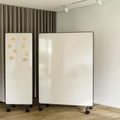 Wilkhahn Confair Next Whiteboards im Workshopbereich als flexible Präsentationsflächen